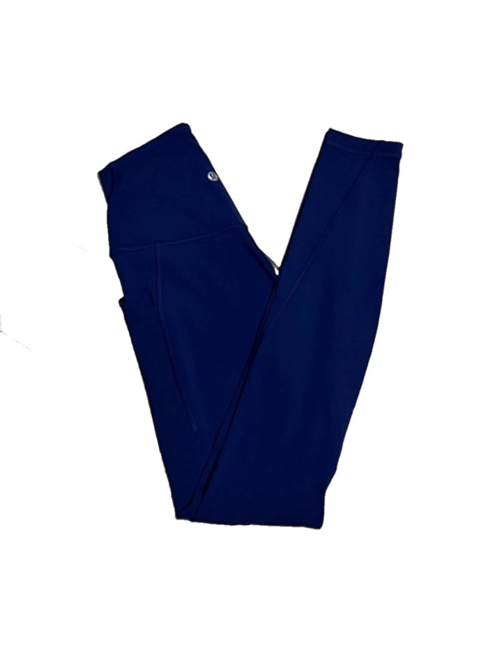 LULULEMON ALIGN HIGH RISE LEGGING 28” CLUB BLUE COLOR POCKETS SIZE 4